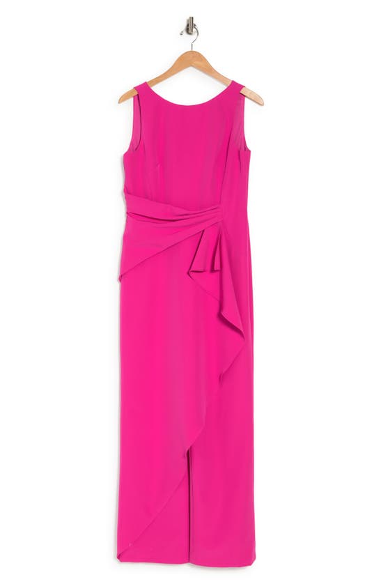 Marina Overlay Crepe Jumpsuit In Fus ModeSens