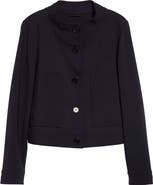 Max Mara Lamine Stretch Virgin Wool Jacket