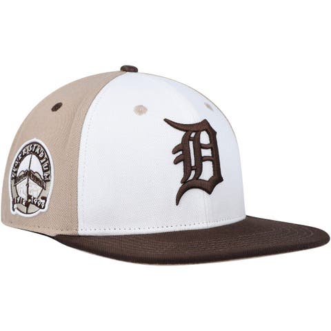 Men's '47 Toffee Detroit Tigers Captain Snapback Hat in Brown