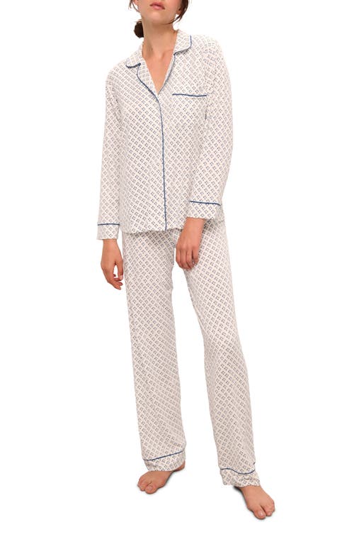 Eberjey Gisele Print Jersey Knit Pajamas at Nordstrom,