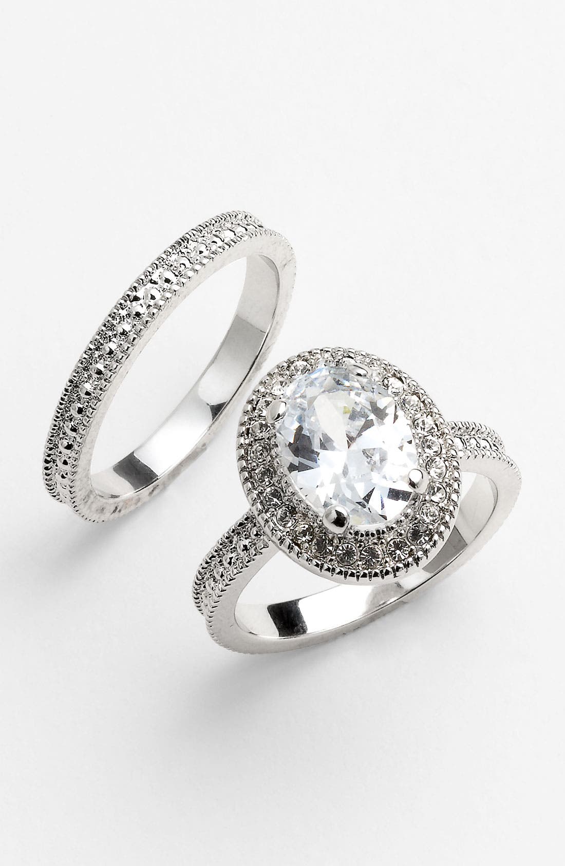 Ariella Collection Oval Engagement & Wedding Rings Nordstrom