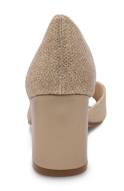 Shop Touch Ups Joy D'orsay Shimmer Sandal In Champagne