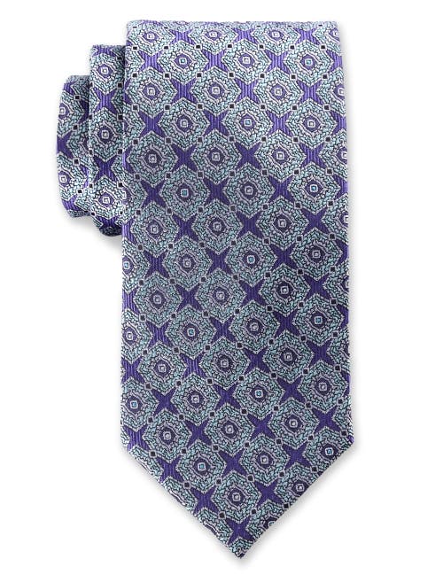 OAK HILL PREMIUM BY DXL OAK HILL PREMIUM BY DXL MEDALLION SILK TIE 