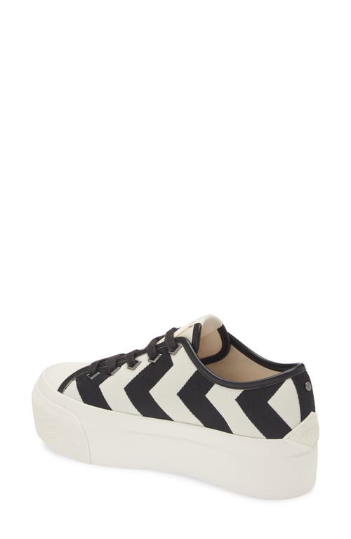 Shop Jimmy Choo Palma Maxi Platform Sneaker In White/black