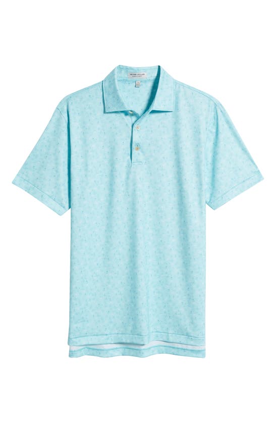 Shop Peter Millar Show Me The Way Performance Golf Polo In Cabana Blue