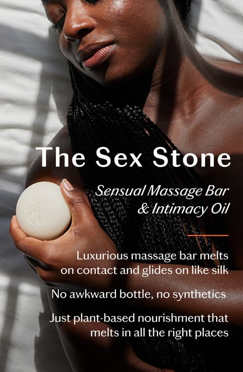 Kate Mcleod The Sex Stone - Sensual Massage Bar & Intimacy Body Oil 3.5 oz / 100 G In Refill