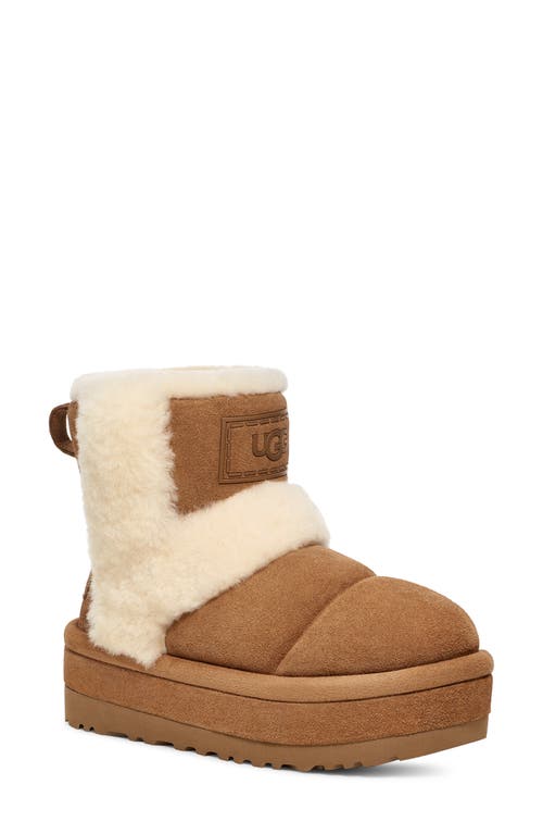UGG(r) Classic Chillapeak Genuine Shearling Trimmed Boot Chestnut at Nordstrom,