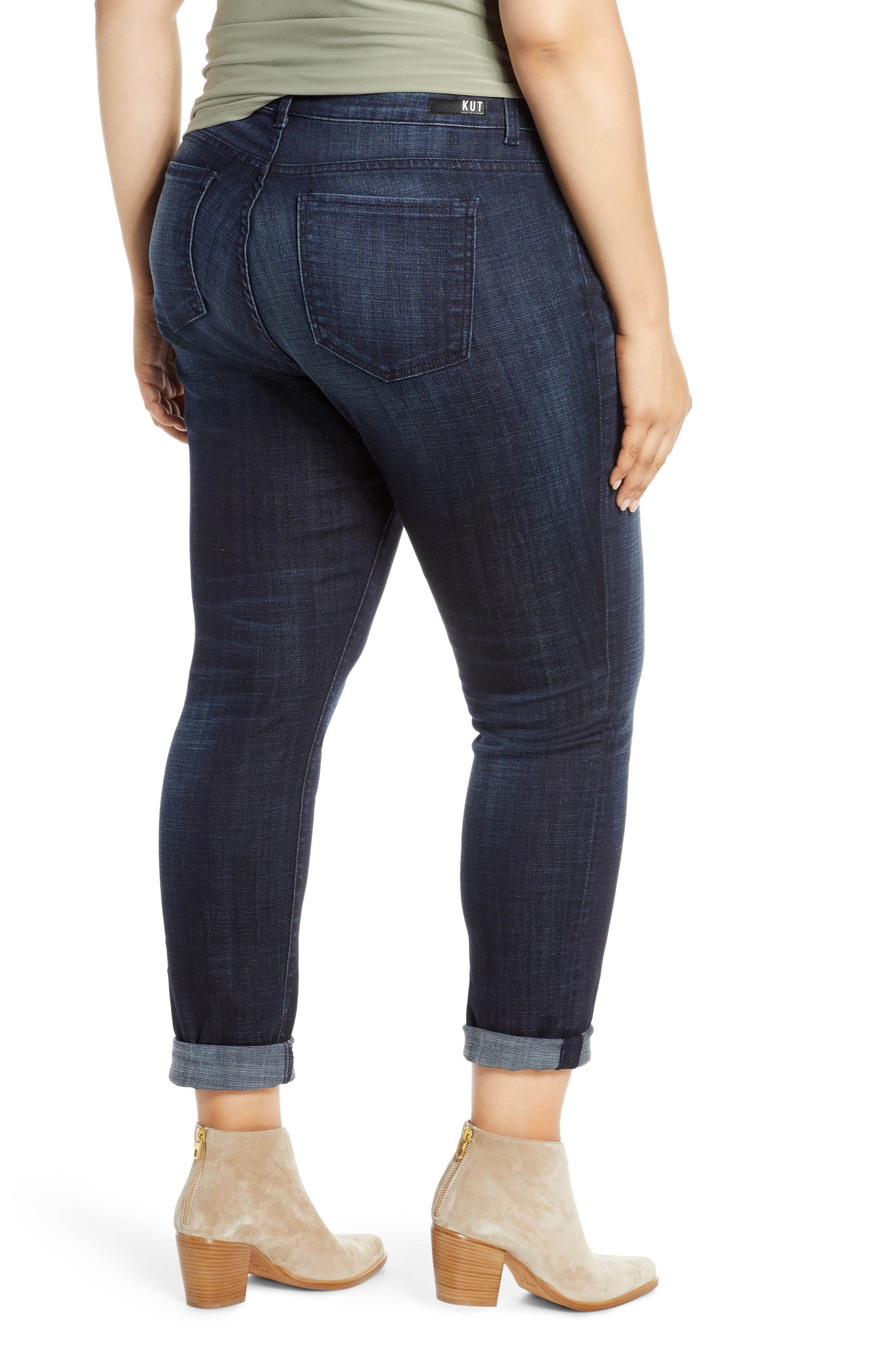 kut from the kloth catherine boyfriend jeans plus size