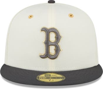 New Era Men's New Era White/Charcoal Boston Red Sox 1999 MLB All-Star Game  Chrome 59FIFTY Fitted Hat