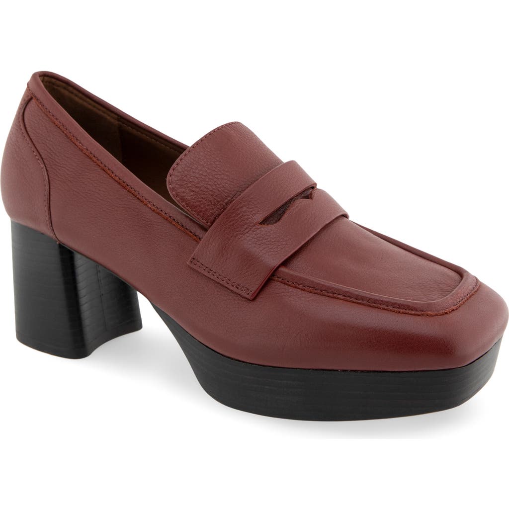 AEROSOLES AEROSOLES CAVOUR PLATFORM PENNY LOAFER PUMP