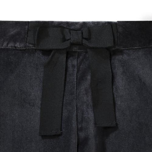 Hope & Henry Girls' Straight Dressy Pant With Bow, Toddler In Black