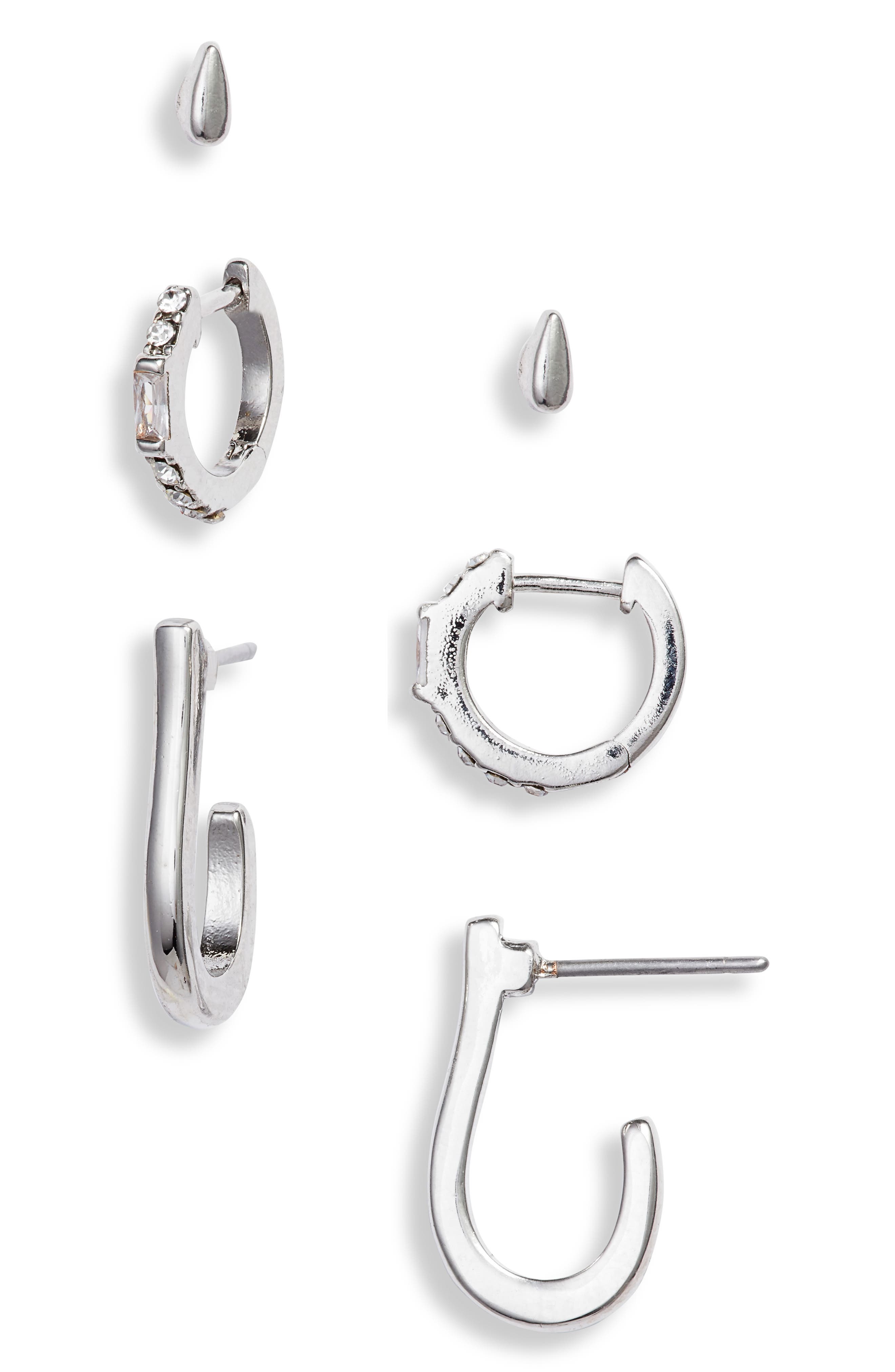 Treasure & Bond 3Pack Earrings Set Nordstrom