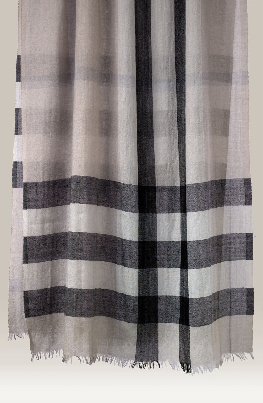 Burberry Giant Check Cashmere Scarf 