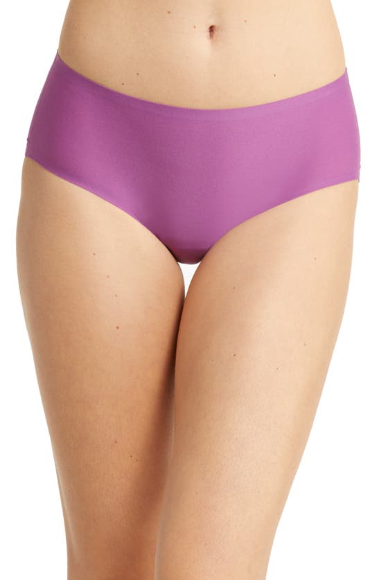 Chantelle Lingerie Soft Stretch Seamless Hipster Panties In Blackberry-87