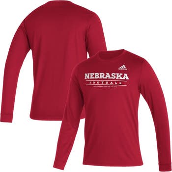 adidas Men\'s Long Huskers Sideline T-Shirt AEROREADY Practice | Creator Nebraska Scarlet adidas Sleeve Nordstrom
