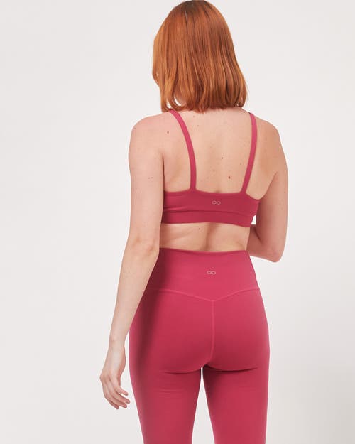 Shop Rebody Active Cammie Cloudlux Bra In Fuschia