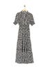 Thumbnail image number 3 of Max Studio Elbow Length Sleeve Print Tiered Maxi Dress