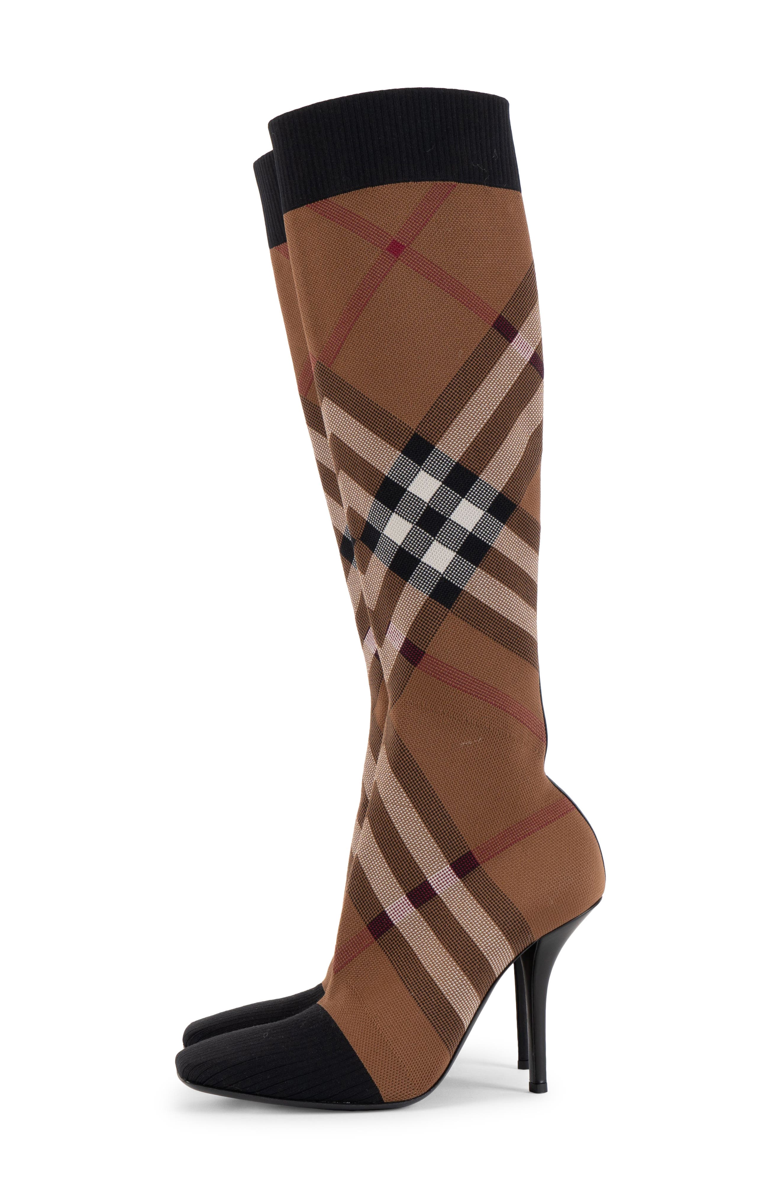 burberry high heel boots