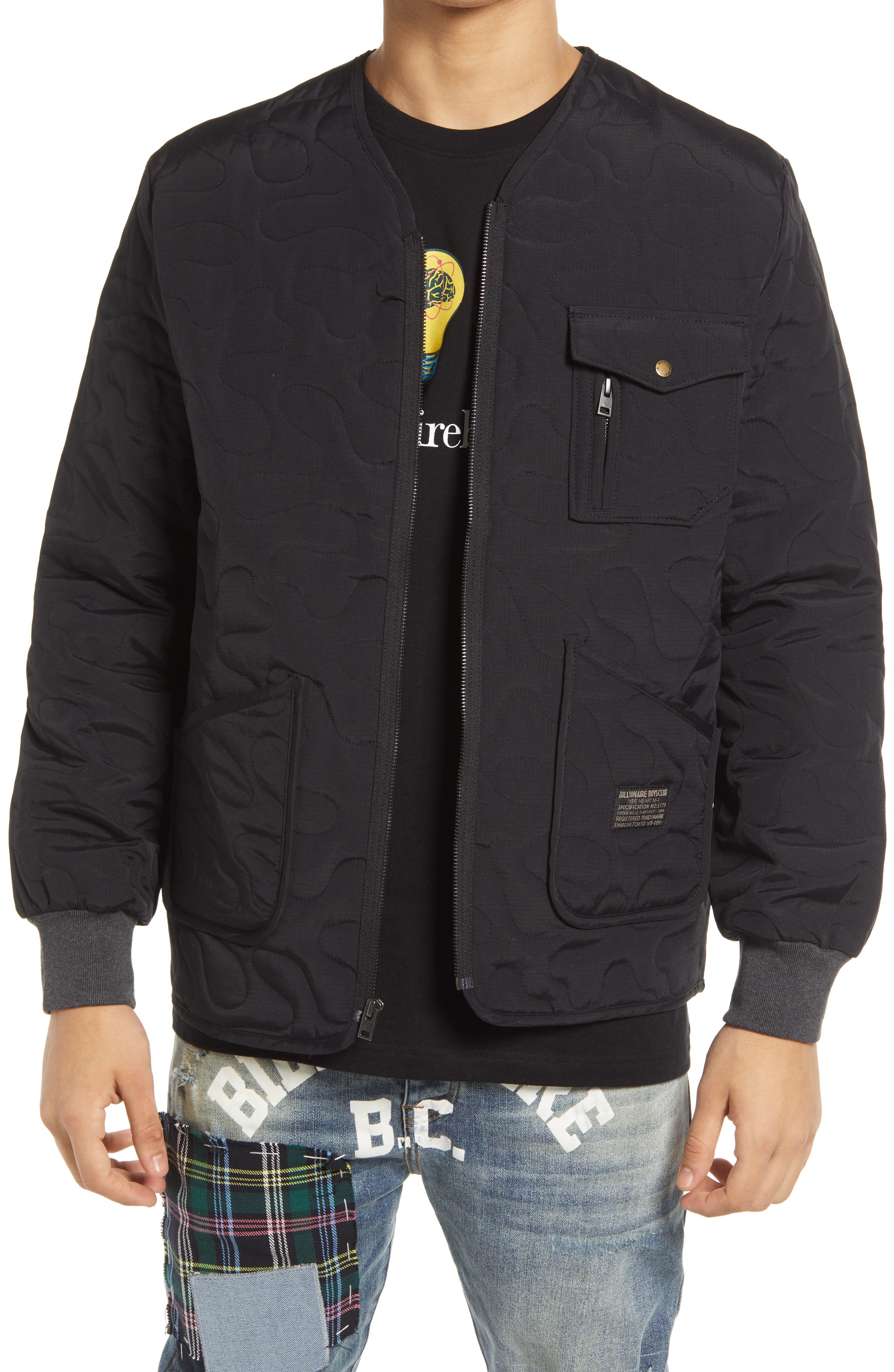 Billionaire Boys Club BB Utility Jacket in Black at Nordstrom, Size Small