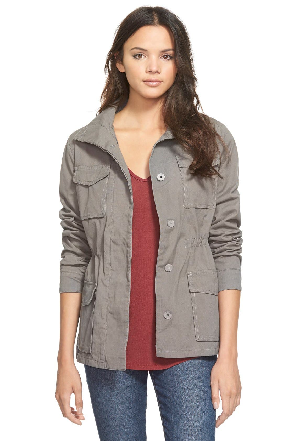 Thread & Supply Twill Jacket (Juniors) Nordstrom