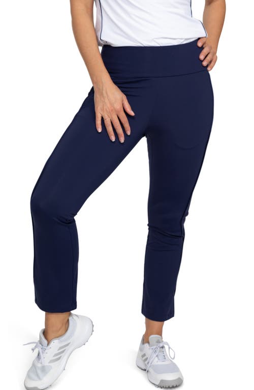 Smooth Your Waist Crop Golf Pants in Navy
