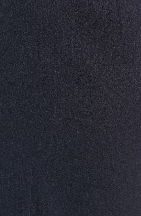 Hugo Boss Valesana Stretch Wool Pencil Skirt In Navy