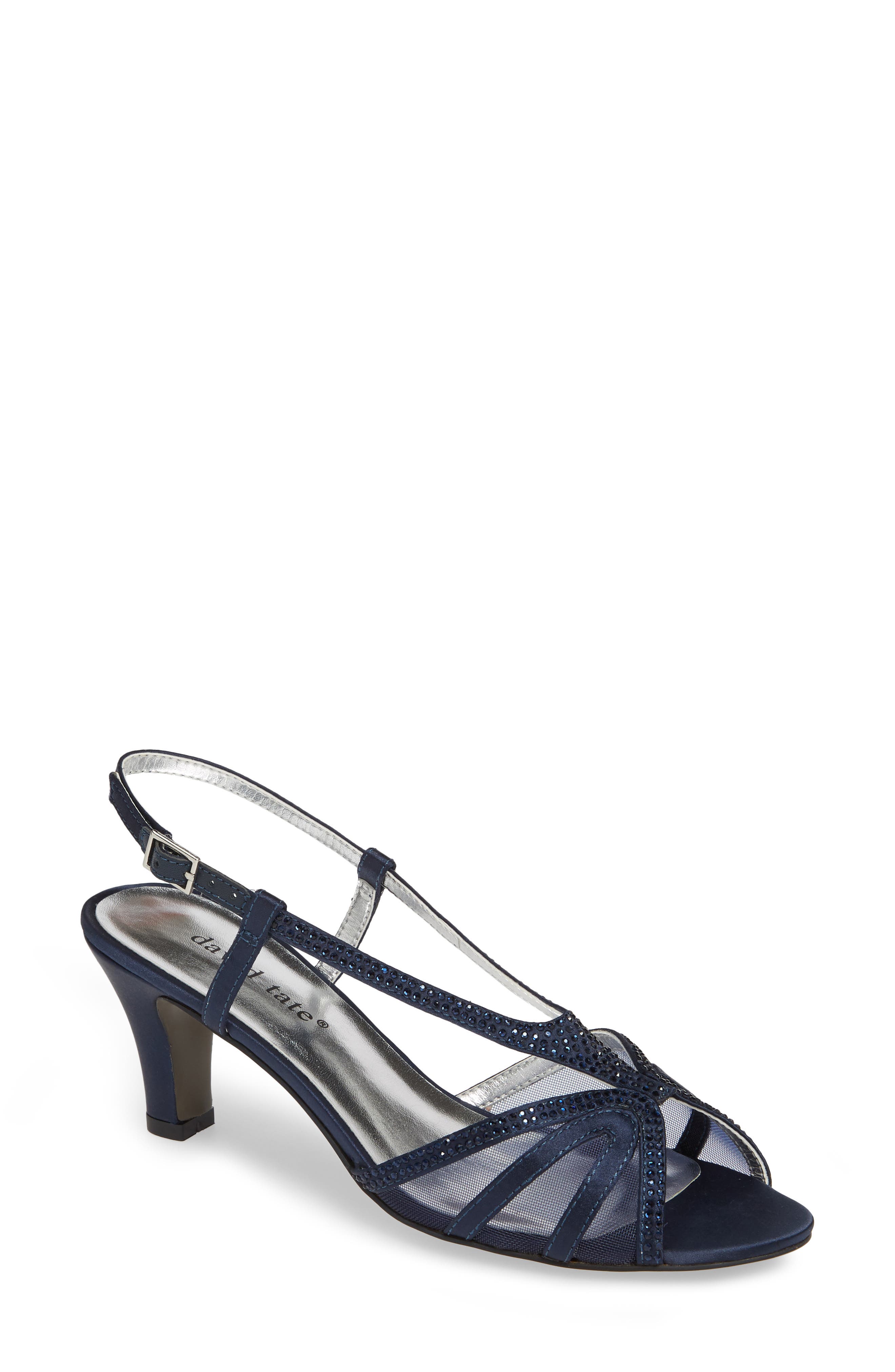 woman navy shoes