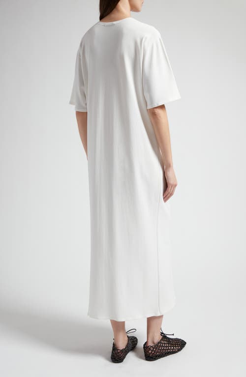 Shop The Row Gitu Oversize Maxi T-shirt Dress In White