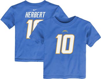 Nike Toddler Nike Justin Herbert Powder Blue Los Angeles Chargers
