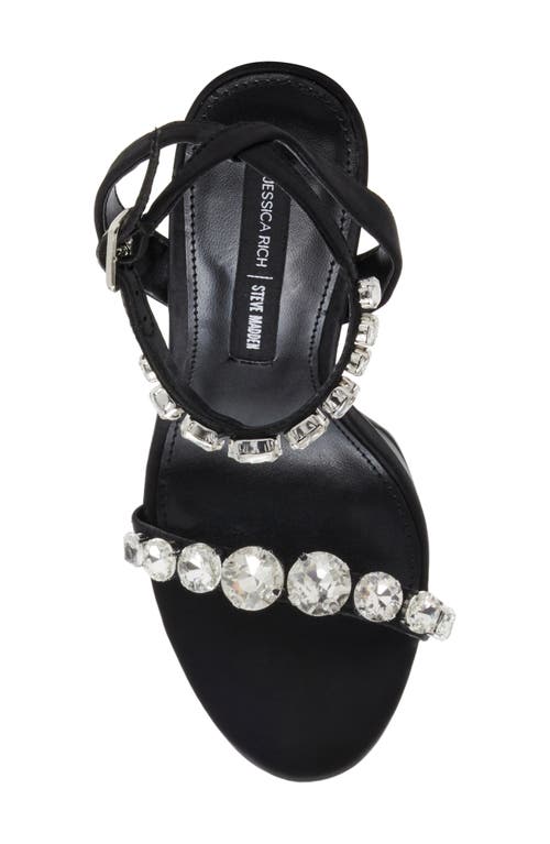 Jessica Rich By Steve Madden Zoey Ankle Strap Platform Sandal In Black Multi