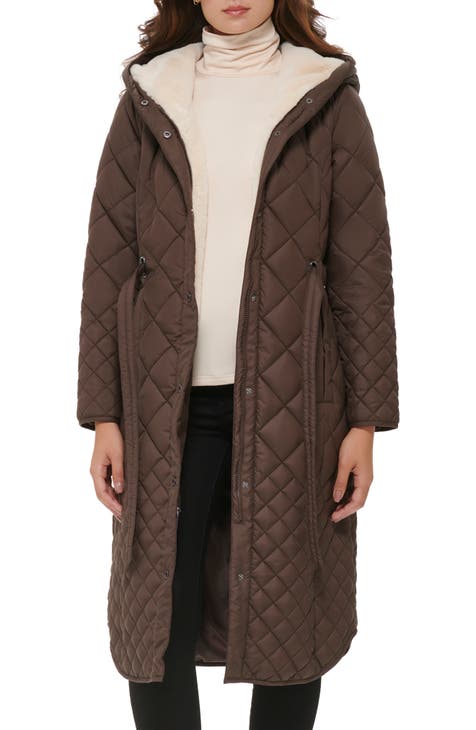 Women's Water Resistant Faux Fur Coats