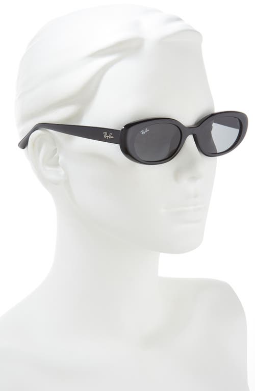 Ray Ban Ray-ban 53mm Pillow Oval Sunglasses In Black
