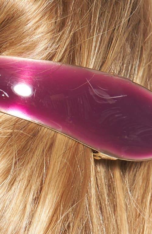 Shop Ficcare Maximas Silky Hair Clip In Silky Wine/gold