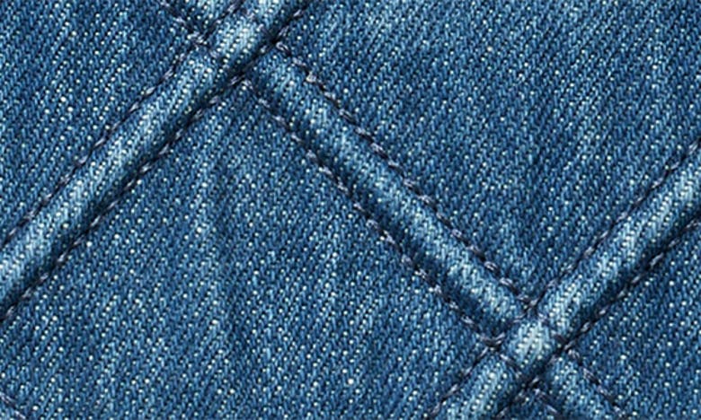 Tory Burch Small Fleming Soft Denim Convertible Shoulder Bag In Denim