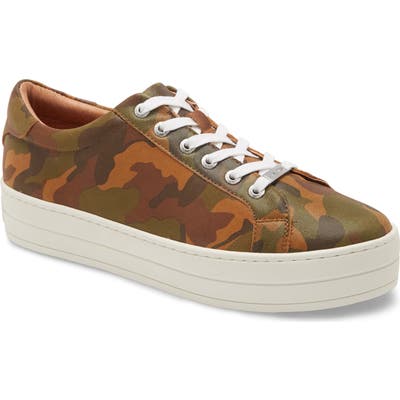 Jslides Hippie Platform Sneaker, Brown