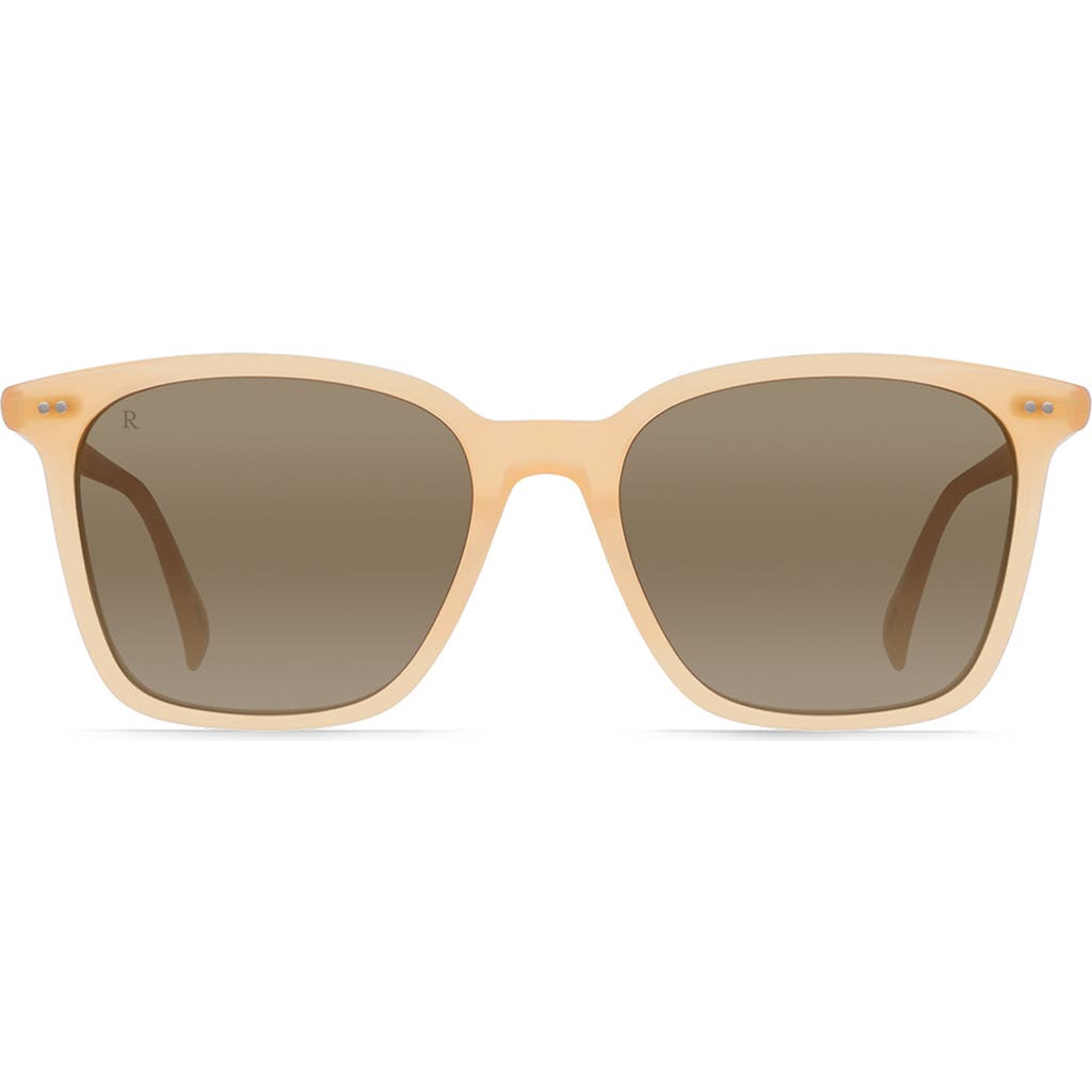 Raen Darine Oversize Polarized Square Sunglasses In Nectar/mink Gradient Mir