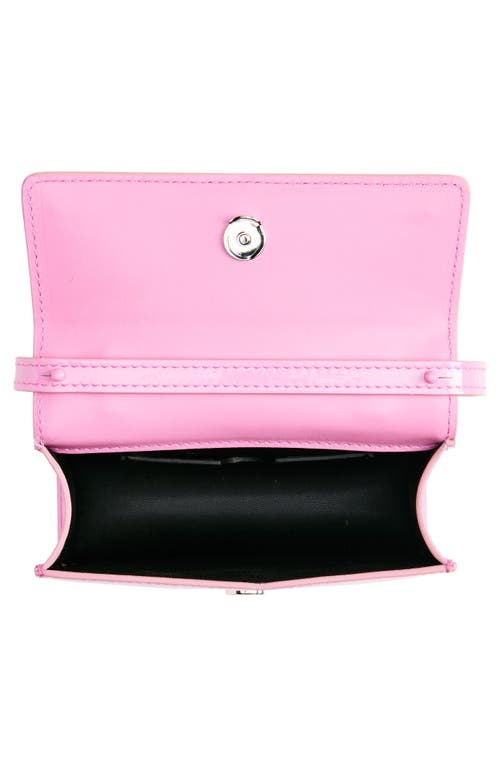 Shop Off-white Baby Jitney Patent Leather Top Handle Bag In 3b3b Rose Pink