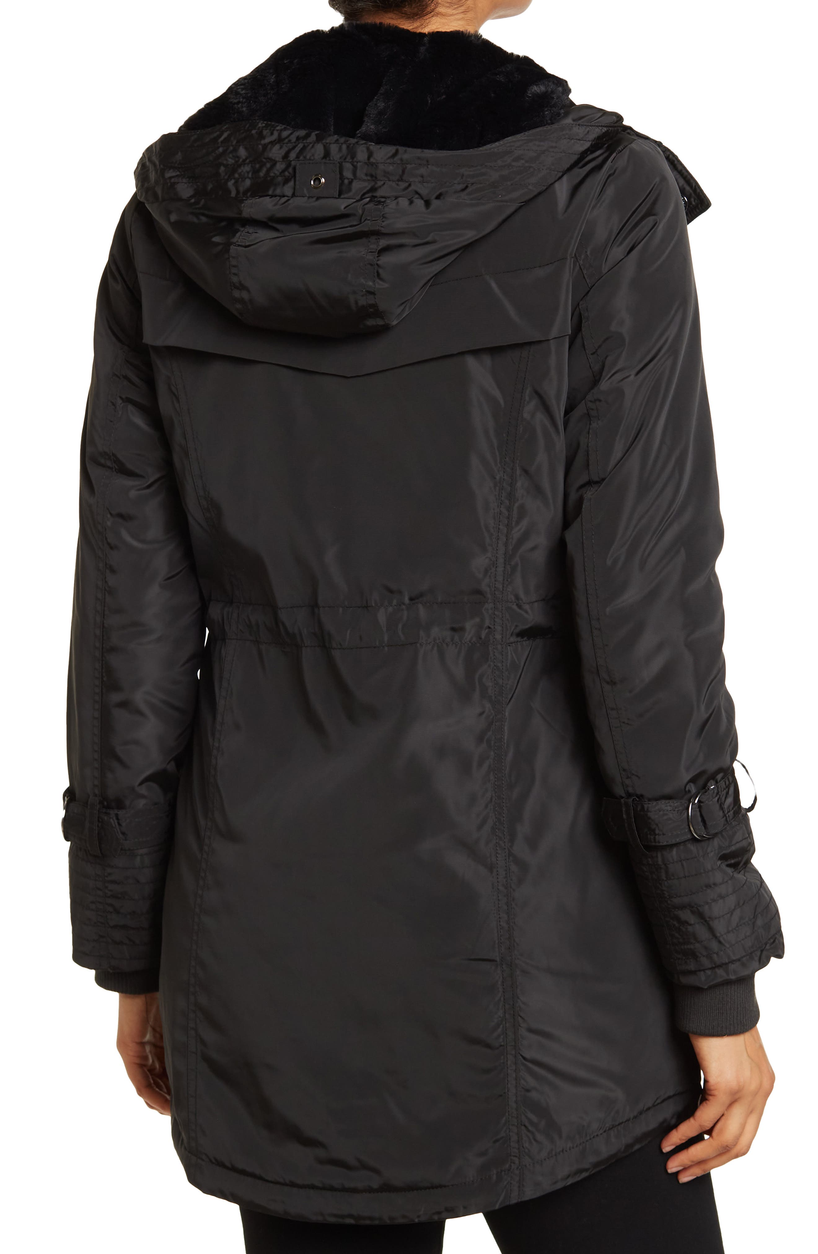 lined anorak jacket with hood