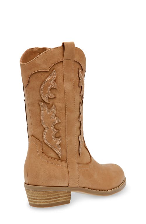 Shop Dolce Vita Dv By  Kids' Loop Western Boot In Tan