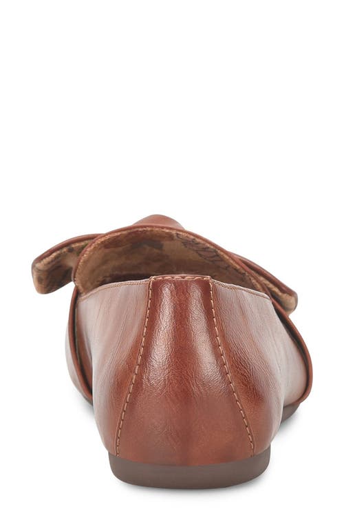 B O C By Børn Paisley Bow Flat In Dark Tan
