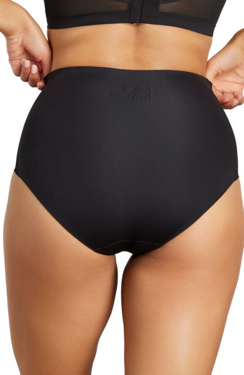 Shop Siella Sexy Smooth Shaping Brief In Black