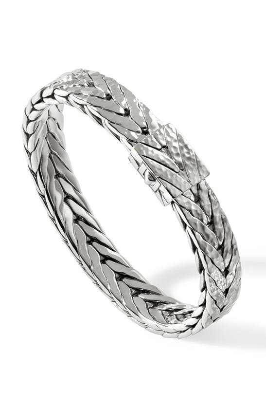 John Hardy Hammered Chain Bracelet In Silver