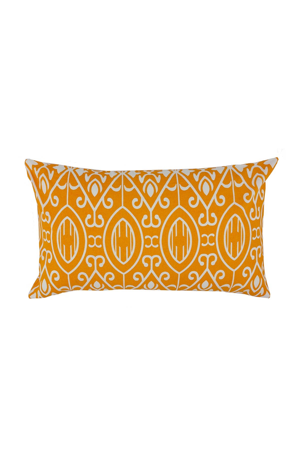 orange lumbar throw pillows