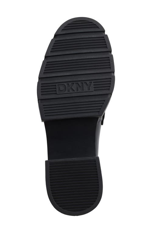 Dkny Texas Platform Bit Loafer In Blk - Black