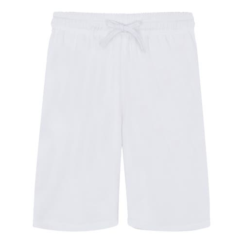 VILEBREQUIN SOLID ORGANIC TERRY BERMUDA SHORTS