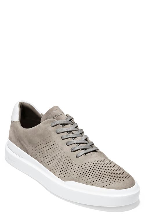 Cole Haan GrandPro Rally Sneaker Ironstone/Optic White Nubuck at Nordstrom,