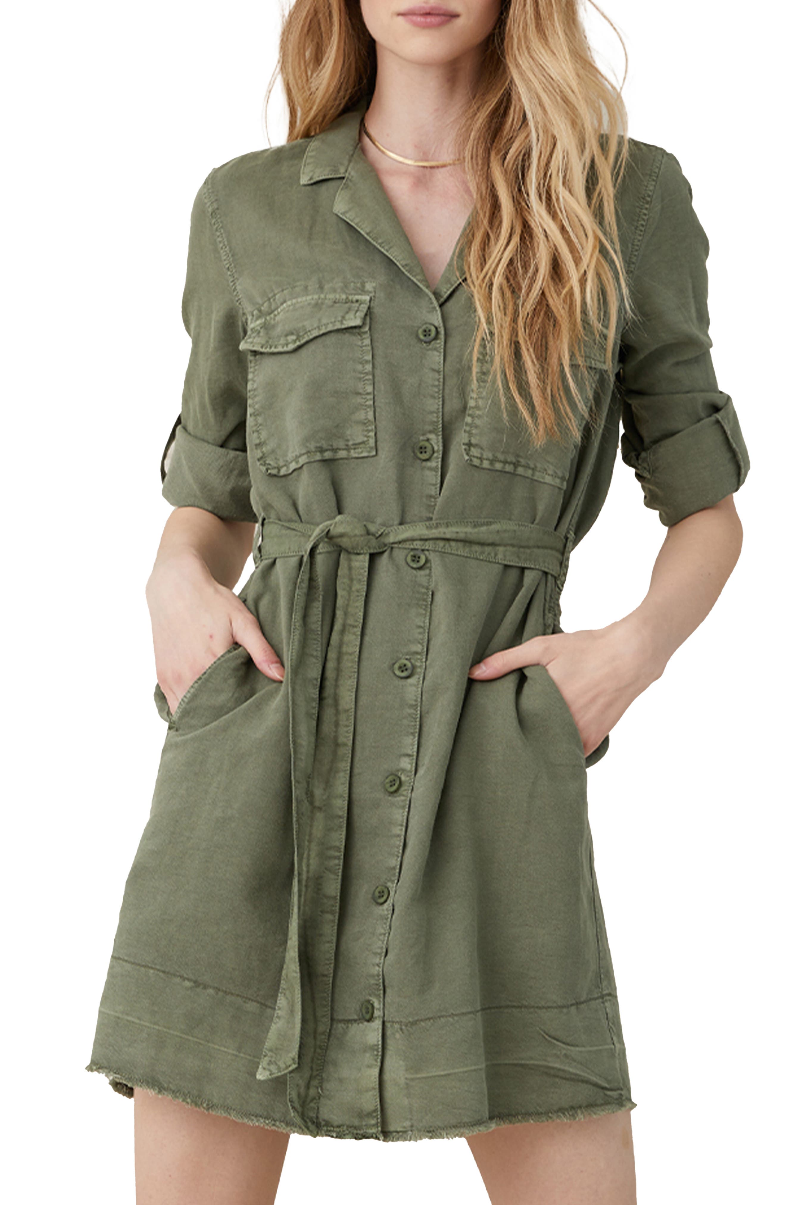 bella dahl utility shirt dress