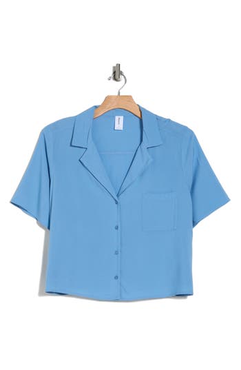 Shop Abound Camp Shirt In Blue Topsail