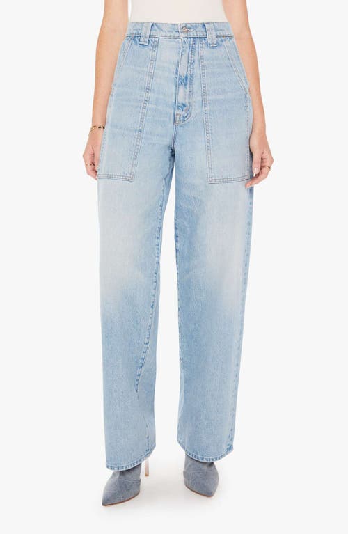 MOTHER The Quartet Breaker Skimp High Waist Straight Leg Jeans Im With Band at Nordstrom,