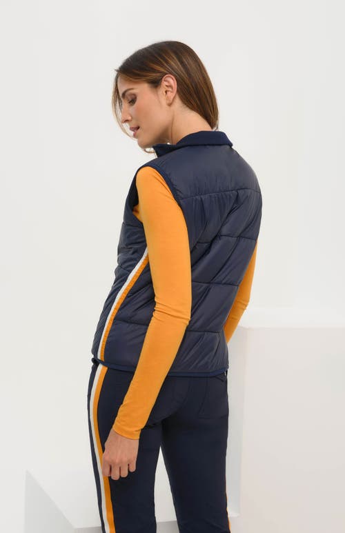 Shop Anatomie Terry Vest In Navy